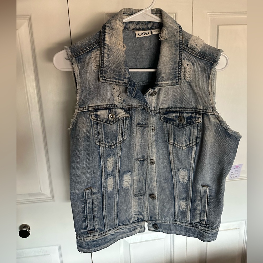 Cato Blue Denim Vest